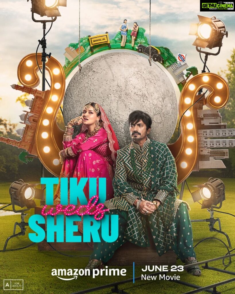 Avneet Kaur Instagram - 💍🎬 save the date for the wildest wedding of the year as Tiku & Sheru take you on their roller coaster journey filled with mischiefs, and laughter! 💗 #TikuWedsSheruOnPrime, June 23 @nawazuddin._siddiqui @saikabir9999 @manikarnikafilms @kanganaranaut