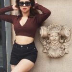 Avneet Kaur Instagram – I’m not tearing down my walls for anyone again. You wanna know what’s inside? Climb.🤎🖤 Bhopal, Madhya Pradesh