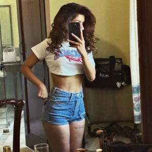Avneet Kaur Instagram - Feelin good like I should 🤷🏻‍♀️💙👅 Madhya Pradesh