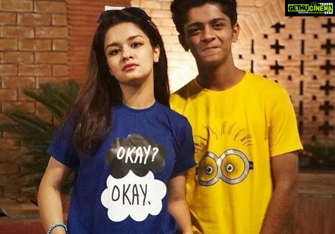Avneet Kaur Instagram - Happy birthday lil bro ❤️🥲😘 here’s to growing up together!🥰🥰 miss you… wish I could’ve been there! Love you bhai ❤️ @singhjaijeet_4