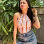 Avneet Kaur Instagram - Aapki Tiku bohot khush hai 🙈🥰 Thank you for everything! MUA- @sachinmakeupartist1 Hair- @arbazshaikh6210 Styled by- me and my team ( @heenaladjoshi @meghna.agrawall ) Jewellery- @the_bling_girll X @offbeatmediain Wearing- @urbanic_in 📸- @meghna.agrawall