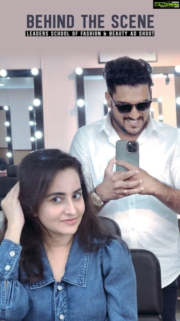 Bhama Instagram - “Capturing the magic behind the scenes of the @leaders_fashion_and_beauty Advertisement shoot with the incredibly talented and adorable actress @bhamaa ! 🎥✨ Special Thanks to @dr_harshad_ak Production House - @ajvisualizer BTS shoot - @savadsalam Director - @rejulathik #BTS #LeadersAcademy #AdShoot #BehindTheScenes #TalentedActress #Bhama #CutenessOverload” AJ visualizer