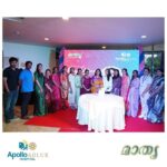 Bhama Instagram - #Apollo adlux Hospital #celebration #baby shower #valakappu ceremony #with new mothers to be # Dr Elizabeth
