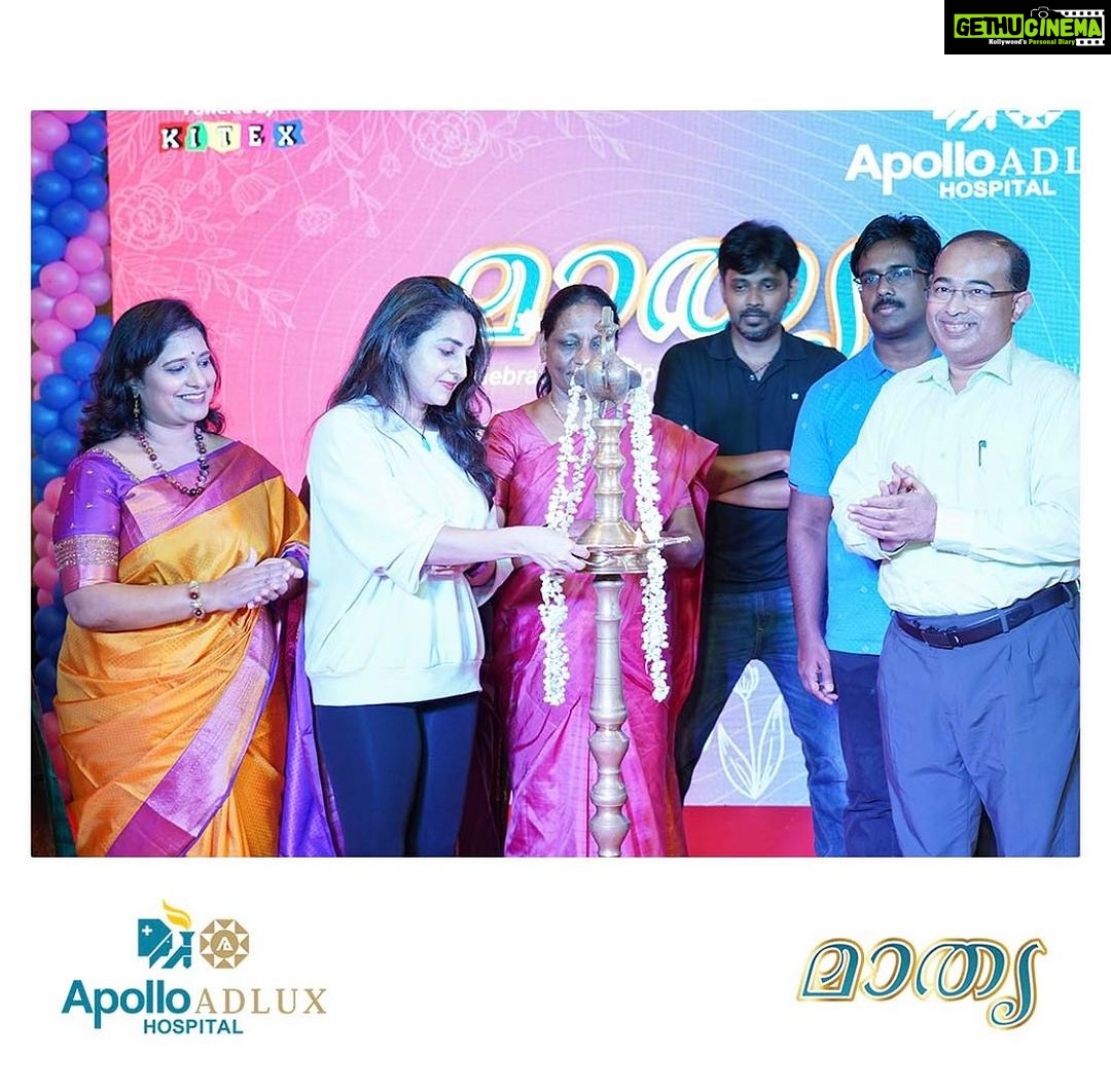 Bhama Instagram - #Apollo adlux Hospital #celebration #baby shower #valakappu ceremony #with new mothers to be # Dr Elizabeth