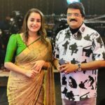 Bhama Instagram - #TopSinger #Shoot #with mg sir&Annaachi 😛😃