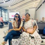 Bhanu Sri Mehra Instagram - With Amma 💓💖 #amma #love #happyface #travelling #peace #bhanusree🔥❤️ #ammalove #instapic