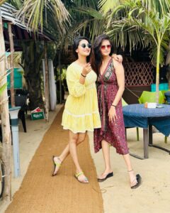 Bhanu Sri Mehra Instagram - Goa vibe’s with sathipandu #instagram #goavibes ##goapics #goa #friendship #bhanusree🔥❤️ #srisatya #enjoying #goodvibes #chill