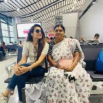 Bhanu Sri Mehra Instagram - With Amma 💓💖 #amma #love #happyface #travelling #peace #bhanusree🔥❤️ #ammalove #instapic