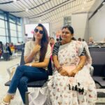 Bhanu Sri Mehra Instagram - With Amma 💓💖 #amma #love #happyface #travelling #peace #bhanusree🔥❤️ #ammalove #instapic