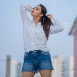 Bhanu Sri Mehra Instagram - I am wearing an attitude with my daily clothes 💟 @manoj_gangula #attitude #girl #stylishlook #bepositive #behappy #bhanusree🔥❤️