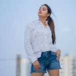 Bhanu Sri Mehra Instagram - I am wearing an attitude with my daily clothes 💟 @manoj_gangula #attitude #girl #stylishlook #bepositive #behappy #bhanusree🔥❤️
