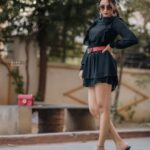 Bhanu Sri Mehra Instagram - Look for the magic every moment ✨️ 🖤 Click: @manoj_gangula Makeup and Hairstyle: @shrad_dhamakeovers #bepositive ##trynewlooks #stylishlook #telugupilla #tollywoodactress #instsgramfashion #bhanusree🔥❤️