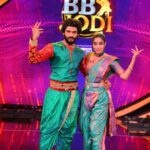 Bhanu Sri Mehra Instagram - Bb jodi tonight 9pm don't miss it guy's @starmaa #bhanuravi #bbjodi #instsgramlover💕 #bhanusree🔥❤️ #starmaa #hybridpilla