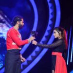 Bhanu Sri Mehra Instagram - Bb jodi on star maa don't miss it guy's tmrw 9pm "HEYRAMA" @starmaa #bhanuravi #bhavi💓 #bbjodi #bhanusree🔥❤️ #hybridpilla