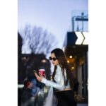 Bhanu Sri Mehra Instagram - 🐧 📸: @pashamphotography #cablebridge #london_city_photo #london #enjoyed #bhanusree🔥❤️ #hybridpilla