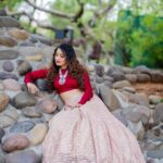 Bhanu Sri Mehra Instagram - 🌹 Wearing: @kalpana_vogeti Click 📸: @they_call_me_keshu MUA: @vitta_makeovers #bhanusree🔥❤️ #actor #life #blessed #instapost #hybridpilla #newclick