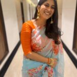Deeksha Joshi Instagram - Sari ki Saree pictures 🙈🧡 📸: @mitikapandya_ 🌸 Dehradun, Uttarakhand