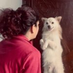 Deepa Thomas Instagram - വികൃതി 😏 If you have a similar one.. Do Comment here 😅🤗 My boy @the_avarachan 🤍