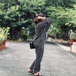 Deepa Thomas Instagram - Zebra 🦓 crossing Wearing @zerash_ ✨