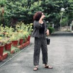 Deepa Thomas Instagram - Zebra 🦓 crossing Wearing @zerash_ ✨