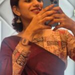 Deepa Thomas Instagram - ✨ Saree & blouse by @tedddstories