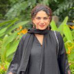 Deepa Thomas Instagram - 🌙🤍 Thank you @_sajnaalie_ for this beautiful Abaya 🤍😌