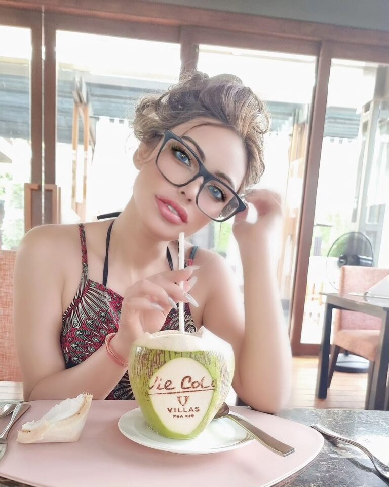 Devshi Khandur Instagram - Paradise found with a coconut in hand 🫶 #devshikhanduri #actor #travel #vvillas #lux #luxary #glasses #travelling #coconut #vibe #summer #healthy #luxaryhotel #highend #Thailand #Huahin #beautifuldestinations V Villas Luxury Hotel@Huahin