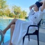 Digangana Suryavanshi Instagram - The sky is blue and so is the pool... #justcozitrhymes Thank you @theforestclubresort @zuperhotels , we had a great time ❤️ The Forest Club Resort