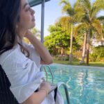 Digangana Suryavanshi Instagram - The sky is blue and so is the pool... #justcozitrhymes Thank you @theforestclubresort @zuperhotels , we had a great time ❤️ The Forest Club Resort