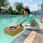 Digangana Suryavanshi Instagram - The sky is blue and so is the pool... #justcozitrhymes Thank you @theforestclubresort @zuperhotels , we had a great time ❤️ The Forest Club Resort