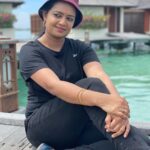 Divya Padmini Instagram - Maldivian days🖤🖤🖤🖤 @ratheesh_balakrishnan_poduval #vacation #vacationmode #maldivesislands #maldiviandays #maldiviandaysbelike #beautifulisland #northatollmaldives #villanautica #paradiseisland #ratheeshbalakrishnanpoduval #divyavishwanath #familytime #familytrip #vedusfirstinternationaltrip