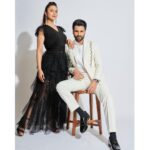 Divyanka Tripathi Instagram - 🖤🤍 Divyanka’s outfit: @deepikaaroralabel Vivek’s outfit: @diermeiss_by_the_dragon_lady Styledby: @stylebysugandhasood @teamsugandhasood @styleitupwithmicheala @vibhutistyles Clickedby: @kvinayak11 Makeup: @sharukh_rocks902 Hairstylist: @makeupbybhavik