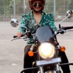Divyanka Tripathi Instagram - I've been beaming with happiness last few days and the reason is this new baby I gifted myself! There's nothing as thrilling as dreaming big and achieving it too. #MyNewBike 😁 #BikerGirl 🏍️