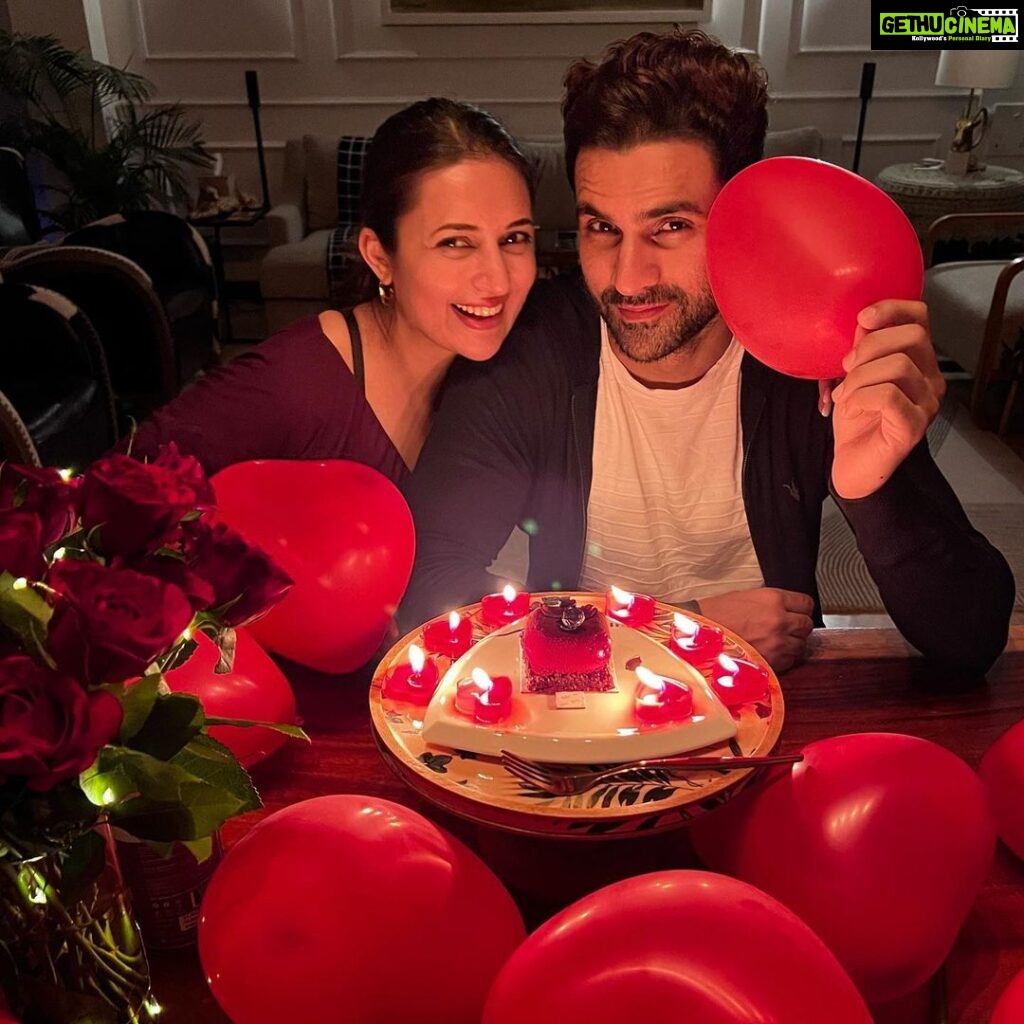 Divyanka Tripathi Instagram - I'm getting quite private nowadays, organically posting lesser. 🤷‍♀️ But I came across these Valentines images we clicked recently & it just revved up my soul...so sharing with you. Love to you all too. 😊❤️🧿