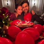 Divyanka Tripathi Instagram - I'm getting quite private nowadays, organically posting lesser. 🤷‍♀️ But I came across these Valentines images we clicked recently & it just revved up my soul...so sharing with you. Love to you all too. 😊❤️🧿