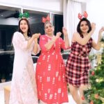 Divyanka Tripathi Instagram - Santa's favourite reindeers💃 #MerryChristmas