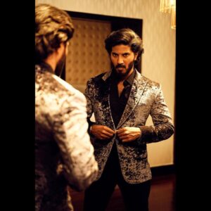 Dulquer Salmaan Instagram - Final Checks ! 

Costume stylist @harmann_kaur_2.0
Styling assistants @anokha_ann @poojakaranam
Outfit @osbyos
Shoes @Balenciaga
Hairstylist @farman.hair 
Make up @av_ratheeshcinema
Photographer @_psudo_

#topgearindiaawards #suitedup #mirrormirroronthewall #beforehespeakhissuitbespoke #eventready #whatanight