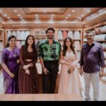 Dulquer Salmaan Instagram - A big thank you to Shankaran Kutty Sir and the entire family of @swayamvarasilksindia for having me for the opening of their new store in Kondotty. Adding to it was the grace of these lovely ladies @veena_nandakumar, @anikhasurendran and @malavikacmenon. Im also proud to announce my association with @swayamvarasilksindia as brand ambassador. And to the people of Kondotty thank you for the immense outpouring of love. You braved the heat and sang and danced with me and I find my heart is full. You are the real superstars and brave hearts !! Special thanks to the police forces and security personnel for ensuring everybody’s safety. Costume stylist @harmann_kaur_2.0 Styling assistant @anokha_ann Hairstylist @imranshaikh.730 Make up @av_ratheeshcinema Photographer @sbk_shuhaib #Opening #Kondotty #SwayamvaraSilks #BeenAges #heartisfull❤️❤️