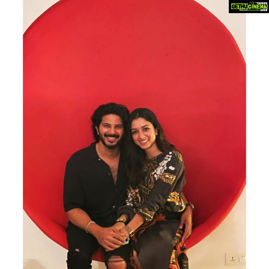 Dulquer Salmaan Instagram - Super late post ! But you know todays been crazy. But is it even our anniversary if it’s not on the gram ? Happy Eleven Years Am ! I don’t know where the time went. Or when my beard turned grey. Or when you joined a school moms group. Or when we bought our own house. When I look back at these milestones, once they seemed like someone else’s story. But here we are now. Writing our own. To many more of these. And parenting and everything else that delay these posts each year. Here’s to us ! #dQnA #elevenyearsandcounting #anniversary #latepost #parentstoaprincess #celebratingus #iasked #yousaidyes #herewearenow #wheredidthetimego
