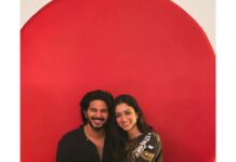 Dulquer Salmaan Instagram - Super late post ! But you know todays been crazy. But is it even our anniversary if it’s not on the gram ? Happy Eleven Years Am ! I don’t know where the time went. Or when my beard turned grey. Or when you joined a school moms group. Or when we bought our own house. When I look back at these milestones, once they seemed like someone else’s story. But here we are now. Writing our own. To many more of these. And parenting and everything else that delay these posts each year. Here’s to us ! #dQnA #elevenyearsandcounting #anniversary #latepost #parentstoaprincess #celebratingus #iasked #yousaidyes #herewearenow #wheredidthetimego