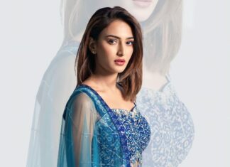 Erica Fernandes Instagram - Feeling confident and blue-tiful. Outfit @lapink_by_knareshkumar PR @sonyashaikh #outfitpost #indianwear #blue #instadaily #instagram
