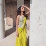 Erica Fernandes Instagram - Pretending the weather is pleasant in the summer heat 🤭 Outfit by @oldstorytradinguae Styled by @mitadg accessories by @biyanijewels Managed and Produced by - @celeste.production #photoshoot #dubai #dxb #celeste #summers