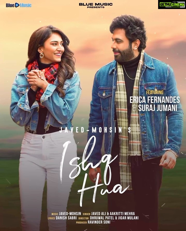 Erica Fernandes Instagram - Come fall in love with the most romantic melody this Valentine’s #ishqhua ❤️ #Releasing on 10th Feb on @bluemusiclabel official YouTube channel @iam_ejf @suraj_jumani @javedmohsin_official @javedali4u @mohsinshaikhmusic @javedmzk @aakritti_mehra @danishsabri12 @dhruwal.patel @jigarmulani @viploverajdeo @ceazerclickz @subhadeepmitraa #ishqhua #10thfeb #valentines #bluemusic #javedali #javedmohsin #ericafernandes #ejf #surajjumani