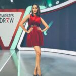 Erica Fernandes Instagram – Lady in Red. 💃#aboutlastnight #Ed #host #ericafernandes #ejf