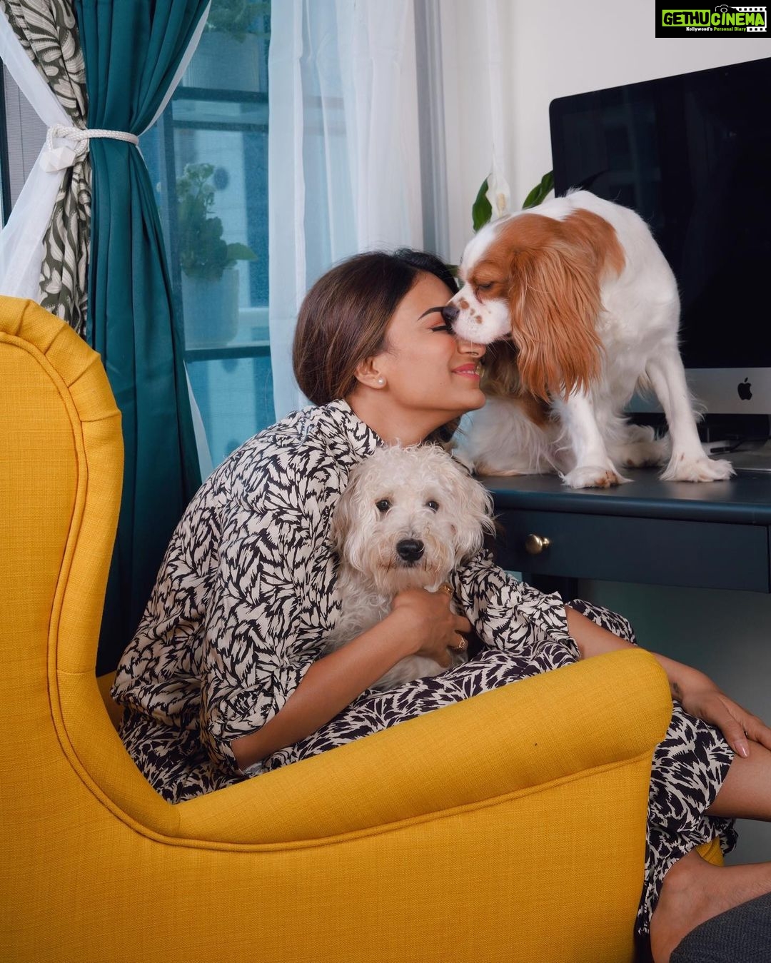 Erica Fernandes Instagram - Me and mine 🐾 Missing my big boy Champy.