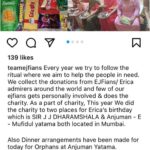 Erica Fernandes Instagram - I am grateful to all my Ejfians for making my birthday special. You never fail to amaze me with your selfless acts of kindness and generosity. Even though I was busy enjoying my day, you still made sure to make me feel special by sending me your heartfelt wishes. Thank you for always raising money for charity and making me happy and proud. 🙏