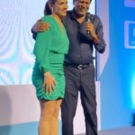 Esha Deol Instagram – It was an absolute honour to do this with the one & only @therealkapildev! At the launch of #Vyana – a medical wearable . A much needed product brought by #varaniumcloud and @qms_mas. 

#Esha #eshadeol #edt #event #vyana #kapildev #athlete #launch #changeinindia #bethechange #reel #reelitfeelit #reelsforinstagram #viral #trending #gratitude 🧿♥️