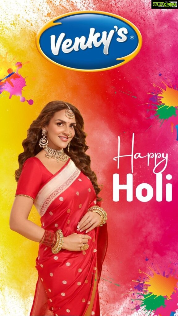 Esha Deol Instagram - A festival where color symbolizes Love, Harmony, Peace and Prosperity. Wish you a very HAPPY HOLI ♥️🧿😊♥️ #eshadeolxvenkys #venkys #holi #happyholi #esha #eshadeol #EDT #festive #festivevibes #color #india #reel #holi2023 #holireel #reelitfeelit #reelsindia #festivalreel #happy #trending #viral #gratitude♥️🧿