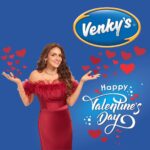Esha Deol Instagram - Cheers to the bond of Love, Respect and Trust that we share. Happy Valentine's Day❣️ @venkysuttarafoods #EshaxVenkys #EshaDeol #EDT #picoftheday #yummy #valentinesday #happyvalentinesday #love #valentinesday2023 #trending #gratitude❤️🧿