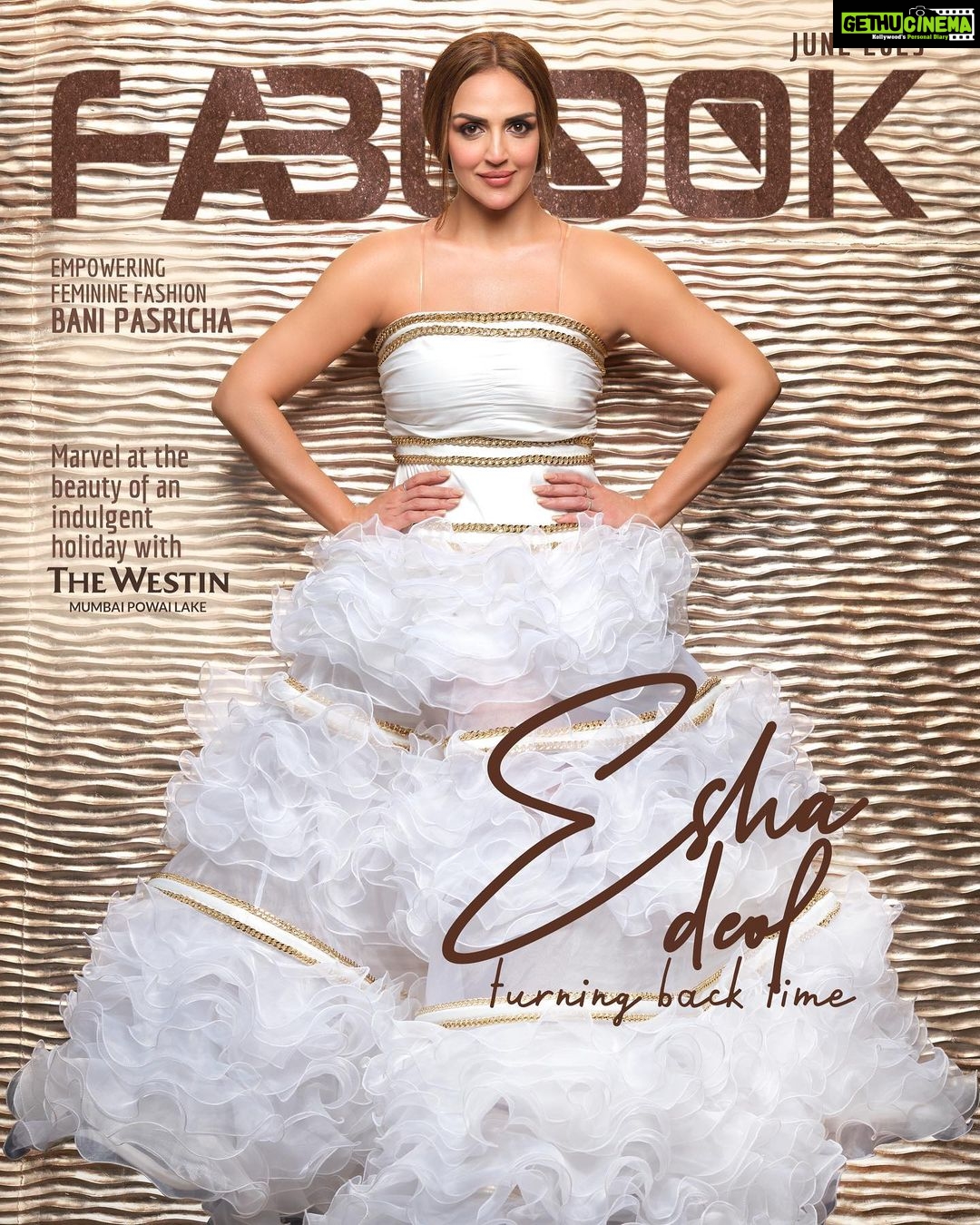 Esha Deol Instagram - Gracing the June edition of @fablookmagazine Founder & Styled by @milliarora7777 @ankittt.chadda.official Outfit designer @bani.pasricha Photography @dabbooratnani Assisted by @manishadratnani Post Production @dabbooratnanistudio Lights @godoxindiaofficial Camera @fujifilmxindia Mua @ankitamanwanimakeupandhair Hair @fatima_dsouza Cinematographer @chalchitrakar Location partner @westinmumbaipowai Pr @hypenq_pr